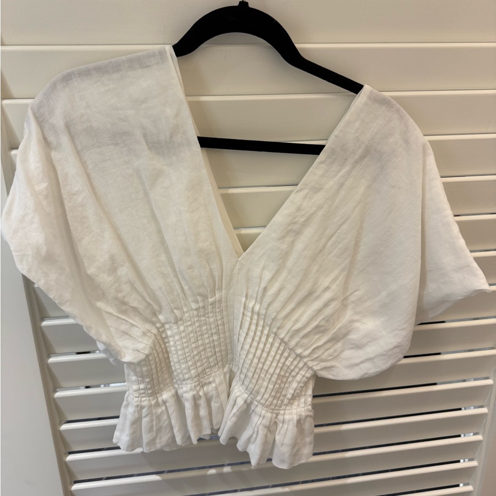 Sea White Women's Top